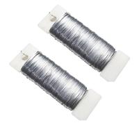 Enamelled Copper Wire 0.35mm 50m, Flexible Gold Silver Craft Wire for Jewelry Making, Beading Supplies, Wire Wrapping Techniques, Sculpture Art and Floral Design DIY Projects (Silver)