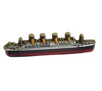 Enamelled RMS Titanic Pin Badge