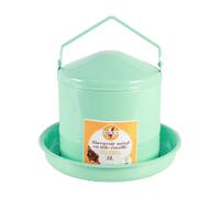 Enamelled sheet metal drinking trough for poultry Chick'A