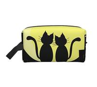 Enamored Cats Travel Toiletry Bag Enamored Cats Travel Makeup Bag,Large Capacity Portable Travel Cosmetic Bag for Women and Men Travel Toiletries Learning Daily Storage Pouch