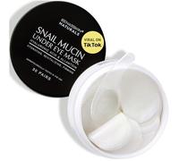 Enaskin Naturals Eye Patches: Snail Slime Gel Masks for Bags and Wrinkles Under Eyes, Moisturising and Brightening Pads for White, 0.5 oz