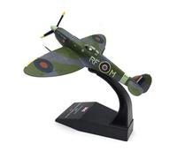 Enatuhter 1/72 Scale Model Aircraft Spitfire Fighter Simulation Alloy Fighter Jet Model Plane Military Airplane for Adults