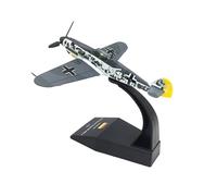 Enatuhter Diecast Airplanes 1/72 Scale Model Aircraft BF109 Simulation Fighter Jet Plane Model Attack Plane Military Airplane Models for Adults