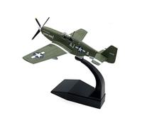 Enatuhter Diecast Airplanes 1/72 Scale Model Aircraft US P51b Mustang Fighter Jet Plane Model Attack Plane Military Airplane Models for Adults