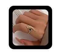 Enautoabs Gold Plated Open Adjustable Evil Eye Ring Vintage Eye Finger Ring Minimalist Metal Rings Dainty Knuckle Rings Jewelry for Women