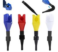 ENBRWAS Retractable Automotive Funnels, 4-Pack.