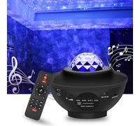 encalife Star Light Galaxy Projector for Bedroom | Bluetooth Speaker, Adjustable Brightness, 10 Color Options, Timer Modes | Starry Space Nebula Clouds and Night Sky for Ambience