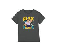 Encanto Flex Alert with Luisa Girls T Shirt, Charcoal, 3-4 Years