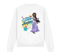 Encanto Isabela Do What Makes You Happy Sweatshirt White | Size: Large Encanto White L