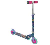 Encanto Kids 2 Wheel Folding Scooter Officially Licensed, 3 Stage Adjustable Handlebars Anti-slip deck Rear Brake Lightweight Sturdy Frame 5+ Years.