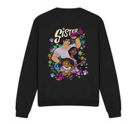 Encanto Mirabel, Isabela & Luisa Have Sister Goals Sweatshirt Black | Size: Small Encanto Black S
