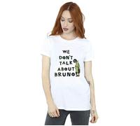 Encanto We Dont Talk About Bruno Boy Cotton Boyfriend T-Shirt Disney White XXL