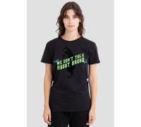 Encanto We Don't Talk About Bruno With Bruno Silhouette T-Shirt, Black Disney Black L