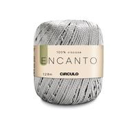 Encanto Yarn by Circulo - 100% Viscose (Pack of 1 Ball) - 3.52 oz, 140 yds - Light Worsted (8473)