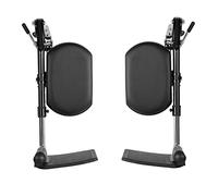 ENCAREFOR Wheelchair Elevating Legrests ，Composite Footplates with Padded Calf Supports,for Standard Wheelchairs,1 Pair