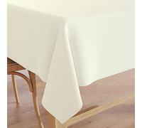 Encasa XO Dining Table Cover | 56x120 in Cotton Canvas Rectangular Tablecloth | Machine Washable, Rich Maroon Table Cloth for Indoor & Outdoor Dining, Durable, Easy-Care | Suitable for Any Occasion