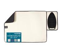 Encasa XO Large Ironing Mat/Pad (70x50 cm) with Anti-Skid, Silicone Iron Rest, 3mm Padding. Portable, Heat Resistant Blanket for Tabletop - Natural