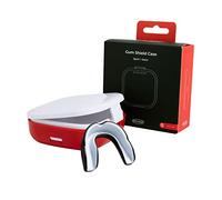 Encase Sport Mouth Guard Case with Immersion Bath - Dentist Approved Hygienic Gum Shield Case for Clean & Safe Storage - Mouthguard Case for Rugby, Boxing, Hockey, Martial Arts & Contact Sports (Red)