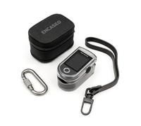 Encased 2-in-1 Case for Zacurate Pro Series 500DL - Clear Hard Case, and Carrying Pouch with Wrist Strap and Clip (Black)