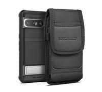 Encased 2-in-1 Case with Belt Pouch for Google Pixel 8 Pro Case - Shockproof Cover with Phone Holder Holster (Black)
