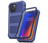 Encased BallisticShield Case - Designed for iPhone 12 Pro Max Shockproof Protective Full Body Cover - Purple