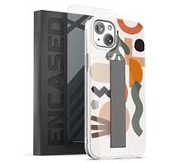 Encased Bando Series Designed for iPhone 14 PLUS Case with Hand Strap Loop and Screen Protector, Retail Packaging (Earthy Design)