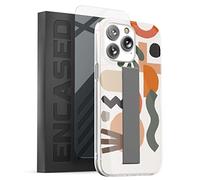 Encased Bando Series Designed for iPhone 14 PRO MAX Case with Hand Strap Loop and Screen Protector, Retail Packaging (Succulent Earth)