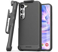 Encased Belt Set for Samsung Galaxy S23 Case with Holster Clip - Thin Armor Series (Black)