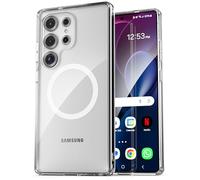 Encased Clear Case Designed for Samsung Galaxy S25 Ultra (2025) Magnetic Slim Cover, Compatible with MagSafe Qi2