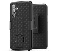 Encased DuraClip for Samsung Galaxy A14 5G Belt Case with Holster Clip and Kickstand (Matte Black)