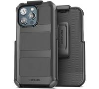 Encased Falcon Armor Designed for iPhone 15 Pro Max Case with Belt Clip Holster - Ultra Protective Shockproof Cover (Compatible with MagSafe)