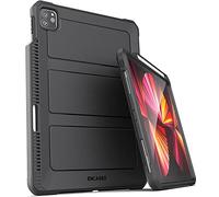 Encased Falcon-Armor for iPad PRO 11 Inch Case, Ultra Protective Cover with Charging Pencil Slot, Black (2020,2021,2022 / 2nd 3rd Gen)