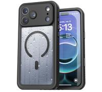 ENCASED for iPhone 17 Pro Max Waterproof Case with Camera Control Capture Button [IP-68] Full Body Protection with Built-in Screen Protector (Compatible with MagSafe) Clear
