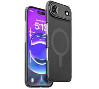 ENCASED for iPhone Air Super-Thin Case - Slim, PC Back Magnetic Snap-On Cover (Compatible with MagSafe) Black