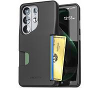 ENCASED for Samsung Galaxy S26 Ultra Wallet Case (Cache Series) - Protective Phone Case with Built-in Card Holder Slot (Black)