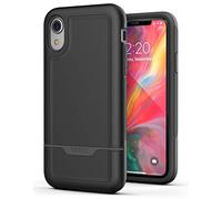 Encased Heavy Duty iPhone XR Protective Case (2018) Military Grade Full Body Cover (Rebel Armor) - Black