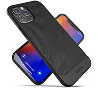 ENCASED iPhone 12/12 Pro (Thin Armor) Slim Fit Flexible Grip Cover (Black)