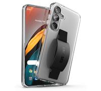ENCASED Loop Case, Designed for Samsung Galaxy S24 Case with Strap, Hand Strap Grip Cover with Phone Holder (Crystal Clear)