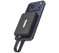 Encased Magnetic Case for Samsung T7 Portable SSD (Fits 1TB/2TB/4TB Capacity) with High Speed (10Gbps) Data Transfer Cable - Compatible with MagSafe (Black)