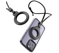 ENCASED Magnetic Mobile Phone Chain Compatible with MagSafe - Neck Strap & Lanyard Mobile Phone Holder, Adjustable Mobile Phone Strap with Wrist Strap (Neoprene Round)