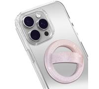 Encased Magnetic Phone Grip Holder, Compatible with MagSafe - Cute Color Combo Iridescent Silicone Finger Loop Ring for iPhone (Gradient Halo)
