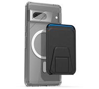 ENCASED Magnetic Wallet Designed for Google Pixel 7 Case with Card Holder (Compatible with MagSafe) Clear