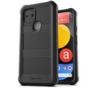 Encased Pixel 5a Case - Falcon Series Protective Phone Case (2021 Google Pixel 5A 5G) Black