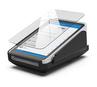 Encased Protective Case and Screen Protector for Square Terminal Card Reader - Rubberized Hard Casing with Non-Slip Base and Tempered Glass (Products) Black