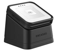 Encased Protective Case for Square Card Reader (2nd Gen.) - Magnetic Case and Display Stand Set with Non-Slip Base (Black)