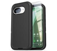 ENCASED Ranger Case & HD Screen Protector for Google Pixel 10a (Black)
