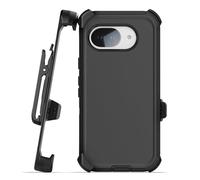 Encased Ranger Case with Tension Holster & HD Screen Protector for Google Pixel 10a (Black)