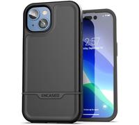 ENCASED Rebel Armor Designed for iPhone 15 Plus Case [Military Grade] Shockproof Heavy Duty Phone Cover, Black (iP15-PLUS 6.7")