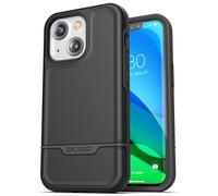 ENCASED Rebel Series Designed for iPhone 13 Case, Shockproof Phone Case (Black)
