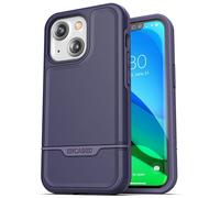 ENCASED Rebel Series Designed for iPhone 13 Case, Shockproof Protective Phone Case (Purple)